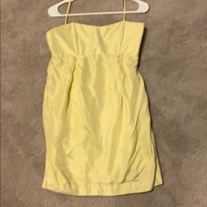 Strapless BCBG dress with pockets
